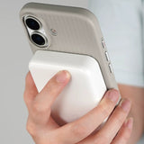 Minimalist Magnetic Phone Case with Metal Buttons For iPhone