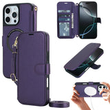Lanyard Flip Cards Sold Wallet Leather Case For iPhone