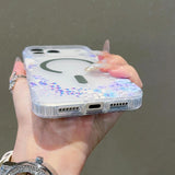 Luxury Flower Pattern For Magsafe Magnetic Case For iPhone