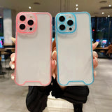 Transparent Night Light Neon Luminous Soft Phone Case For iPhone