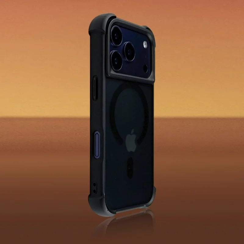 Matte Transparent PC Magnetic Phone Case For iPhone