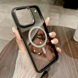 Transparent Magnetc Magsafe Phone Case For iPhone