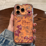 Flower-shaped Transparent Phone Case For iPhone