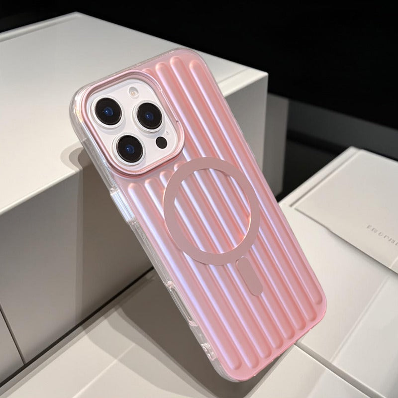 Corrugated Magnetic Phone Case For iPhone
