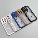 Transparent Magnetic Phone Case For iPhone