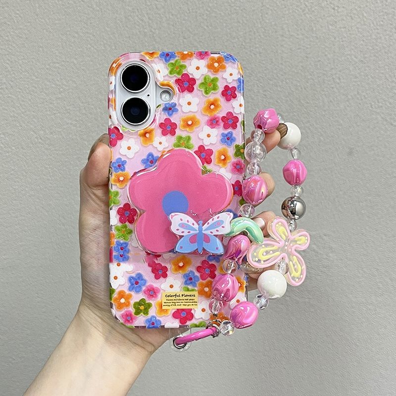 Flower Butterfly Phone Case For iPhone