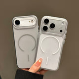 Ultra-thin Frosted Magnetic Phone Case For iPhone