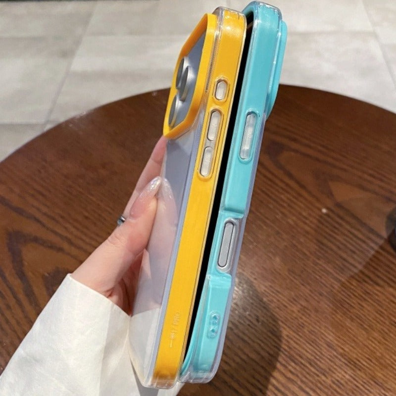 Simple Colorful Border Phone Case For iPhone