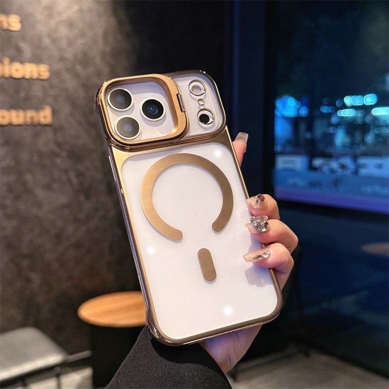 Electroplated Frameless Magnetic Phone Case For iPhone