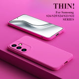 Liquid Silicone Solid Color Phone Case For Samsung