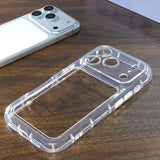 Backless, Perforated Frame Soft Phone Case For iPhone