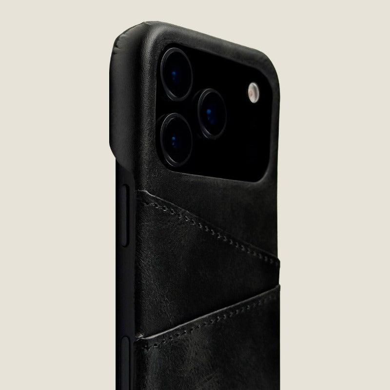 Leather Card Holder Phone Case For iPhone