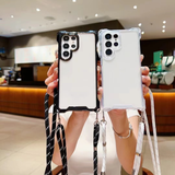 Transparent Crossbody Lanyard To Prevent Falling Phone Case For Samsung