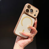 Color-blocking Magnetic Shockproof Phone Case For iPhone