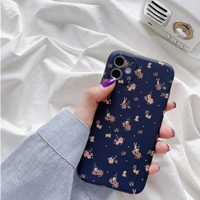Cute Rose Floral Phone Case For iphone