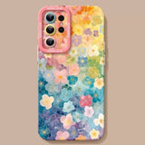 Silicone Flower Phone Case For Samsung