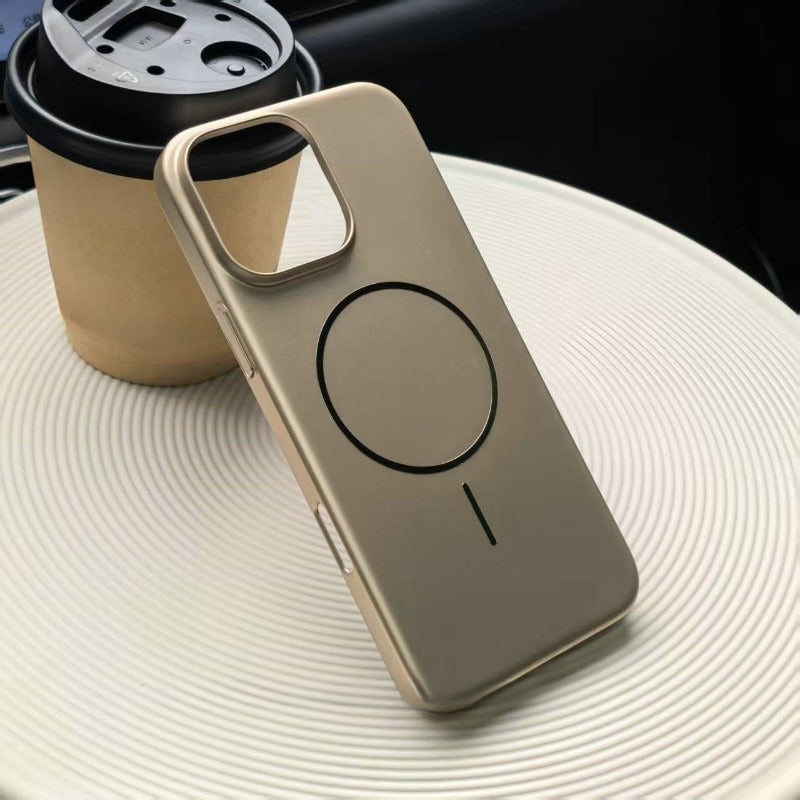 Ultra-thin Metallic Paint Phone Case For iPhone