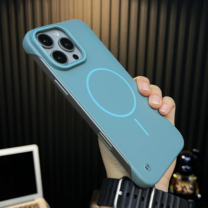 Ultra Slim Frameless Magnetic Cover For iPhone