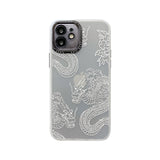 Dragon Pattern Soft Shell Phone Case For iPhone