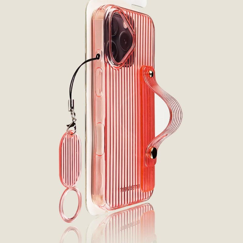 Transparent Wristband Anti-fall Phone Case For iPhone