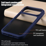 Clear Soft TPU Frame Anti-drop  Case For iPhone