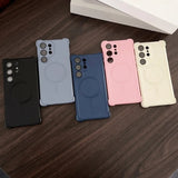 Liquid Silicone Anti-fall Magnetic Case For Samsung