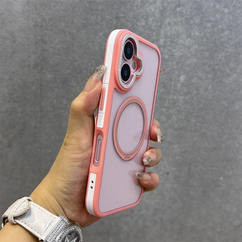 Magnetic Transparent Acrylic Phone Case For iPhone