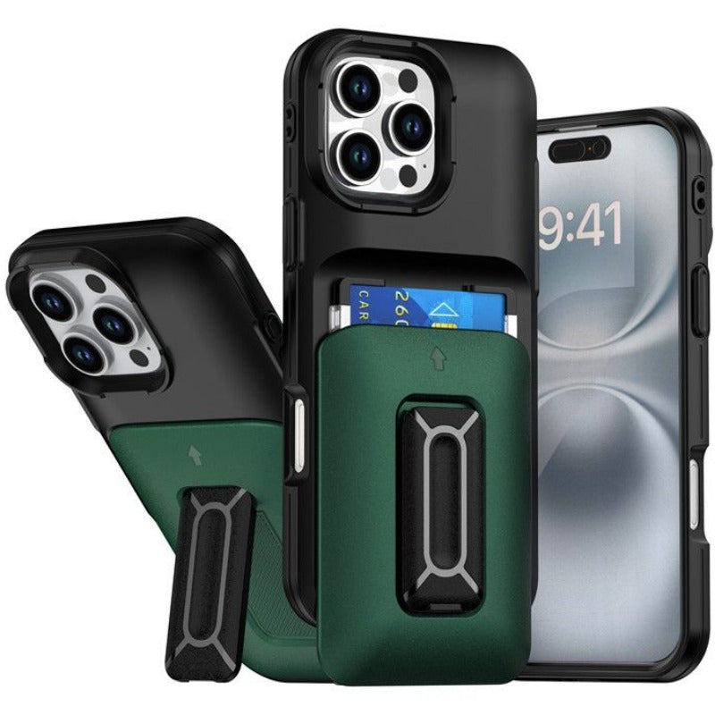 Card Slot I Phone Case with Holder For iPhone