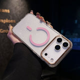 Acrylic Transparent Magnetic Phone Case For iPhone