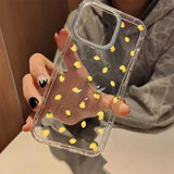 Yellow Lemon Shockproof Anti-Scratch Clear Soft  Case For iPhone