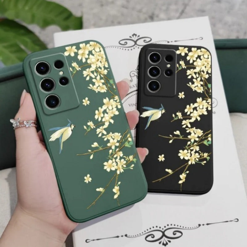 Plum Tree Branch Phone Case For Samsung