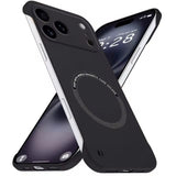 Matte Anti-Scratch Hard Magnetic Frameless Phone Case For iPhone