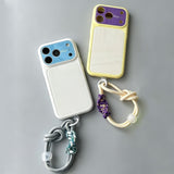 Large-view Frosted Phone Case with Lanyard For iPhone