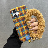 Winter Flannel Anti-fall for IPhone