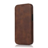 Full Leather Flip Phone Case For iPhone