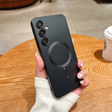 Luxury Matte Magnetic Phone Case for Samsung