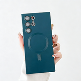 Magnetic Matte Soft Phone Case For Samsung