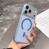 Ultra Thin Frameless Phone Case For iPhone Magnetic Matte Protection Cover