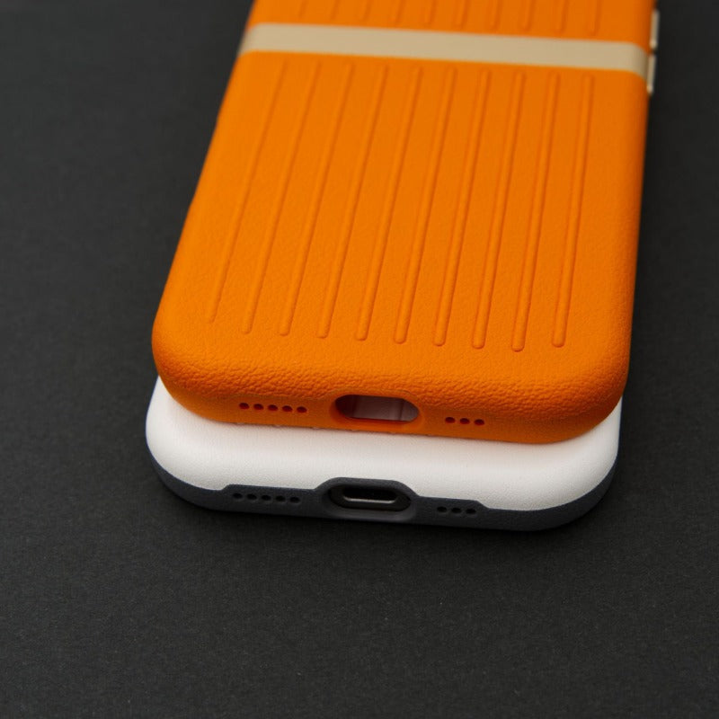 Striped Magnetic Phone Case For iPhone