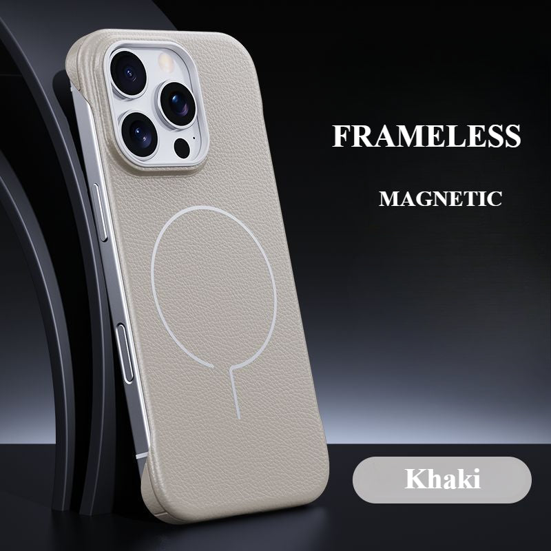Ultra-thin Borderless Magnetic Phone Case For iPhone