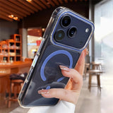 Transparent Ultra Thin PC Magnetic Case For iPhone