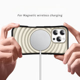 Simple Solid Color Magnetic Phone Case For iPhone