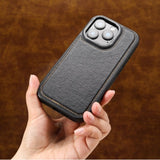 Metal Lens Magnetic Phone Case For iPhone