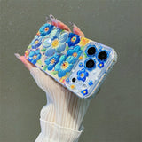 Flower-shaped Epoxy Phone Case For iPhone