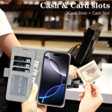 2 in 1  Wallet Magnetic Case For iPhone