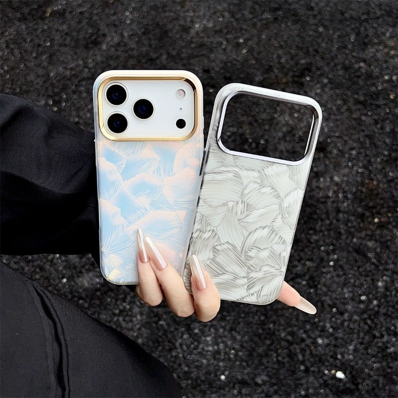 Cloud-like Sheer Phone Case For iPhone
