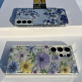 Flowers Plating IMD Hard Case For Samsung