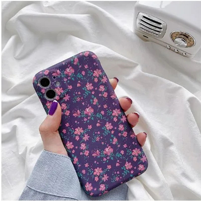 Cute Rose Floral Phone Case For iphone