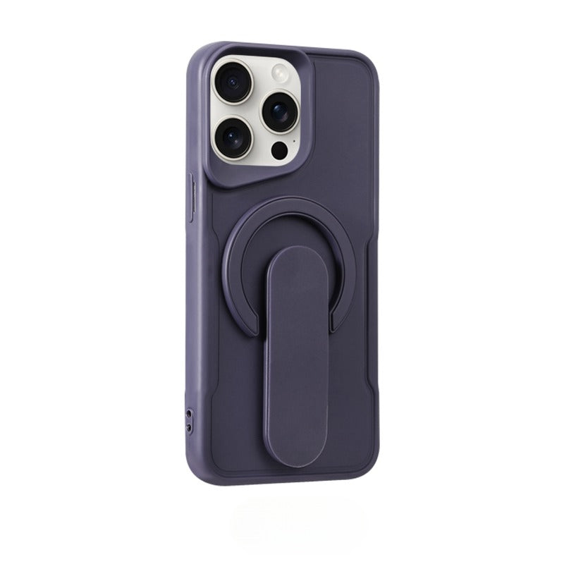Simple Solid Color Magnetic Phone Case For iPhone