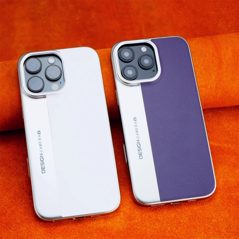 Colorblock Anti-fall Phone Case For iPhone